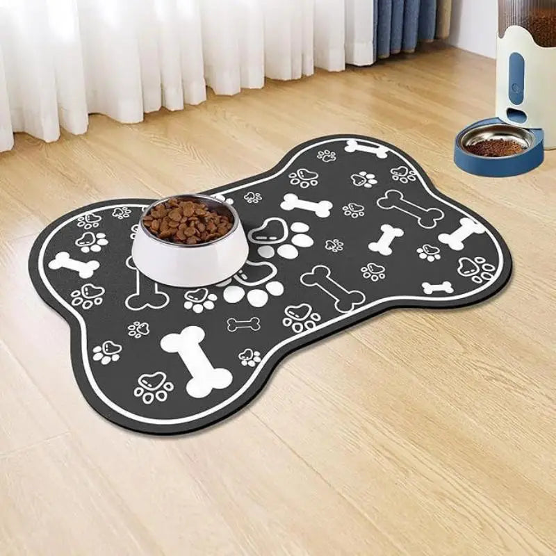 1Pc Diatomite Pet Feeding Mat Waterproof Non Slip Dog Cat Food Bowl Placemat Absorbent Fast Drying Splash Proof Dish Drying Mat