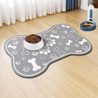 1Pc Diatomite Pet Feeding Mat Waterproof Non Slip Dog Cat Food Bowl Placemat Absorbent Fast Drying Splash Proof Dish Drying Mat
