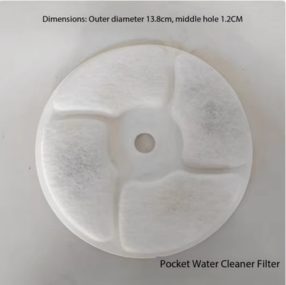 Cat and Dog Replacement Pet Water Dispenser Filter 5L Eco-Friendly Automatic Circular Arc Resin Activated Carbon Sponge Pad Box