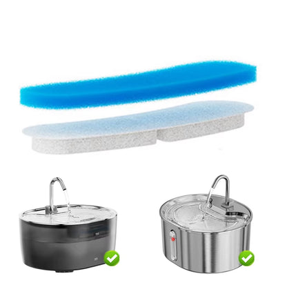 Cat and Dog Replacement Pet Water Dispenser Filter 5L Eco-Friendly Automatic Circular Arc Resin Activated Carbon Sponge Pad Box