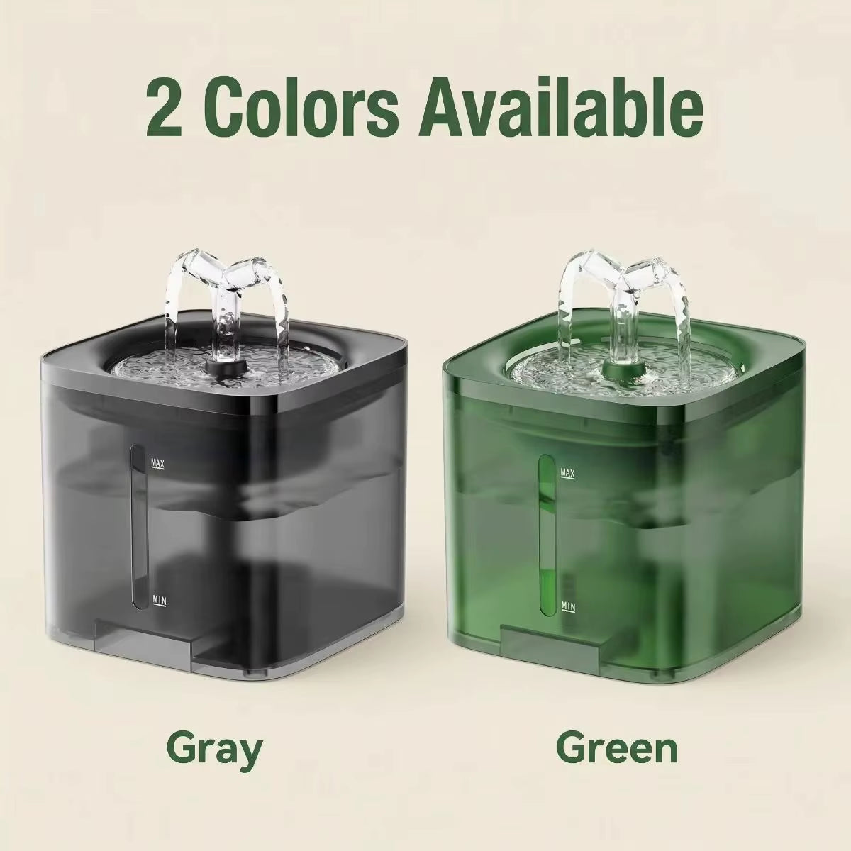 2026 C&Q OEM Love Luxurious Intelligent 2L Sensor-Type Automatic Circulating Usb-Powered Portable Detachable Fountain Pet