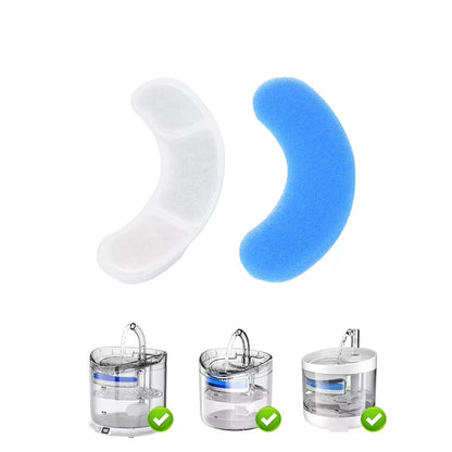 Cat and Dog Replacement Pet Water Dispenser Filter 5L Eco-Friendly Automatic Circular Arc Resin Activated Carbon Sponge Pad Box
