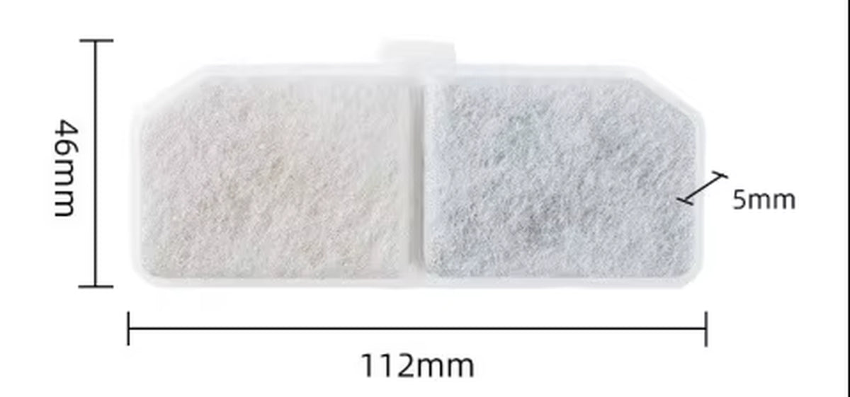 Cat and Dog Replacement Pet Water Dispenser Filter 5L Eco-Friendly Automatic Circular Arc Resin Activated Carbon Sponge Pad Box