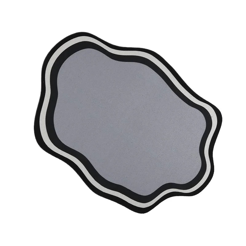 Diatomaceous Mud Absorbent Pet Placemat for Food and Water Bowl with Waterproof Quick-Dry Rubber Backing Non-Slip Home Pet Mat