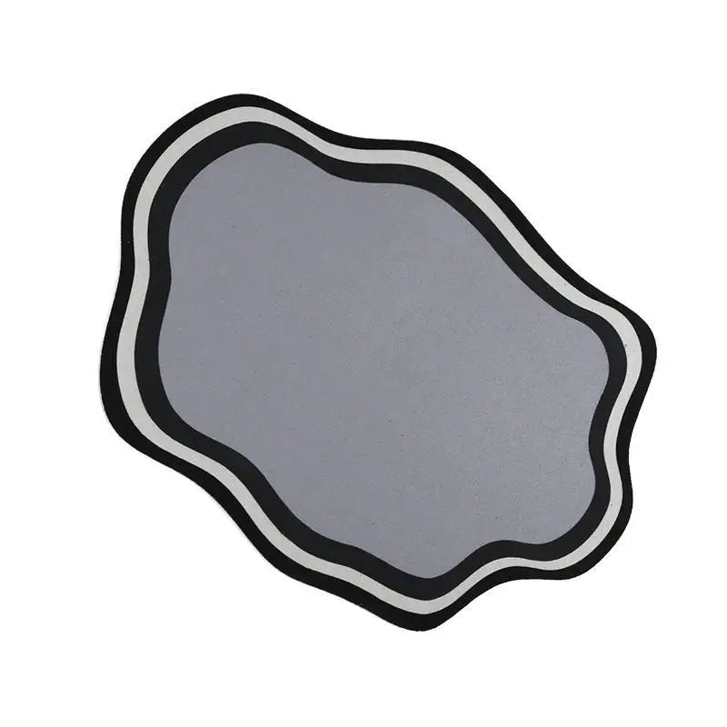 Diatomaceous Mud Absorbent Pet Placemat for Food and Water Bowl with Waterproof Quick-Dry Rubber Backing Non-Slip Home Pet Mat