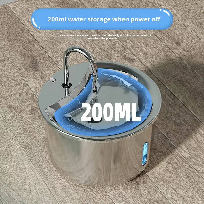 Easy Clean Eco-Friendly Durable Pet Water Fountain with Filtration System and Semi Automatic Quiet Pump for Cats Dogs