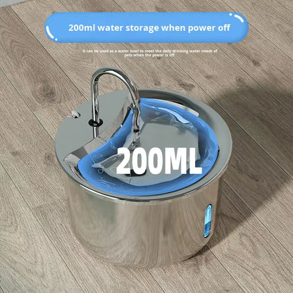 Easy Clean Eco-Friendly Durable Pet Water Fountain with Filtration System and Semi Automatic Quiet Pump for Cats Dogs