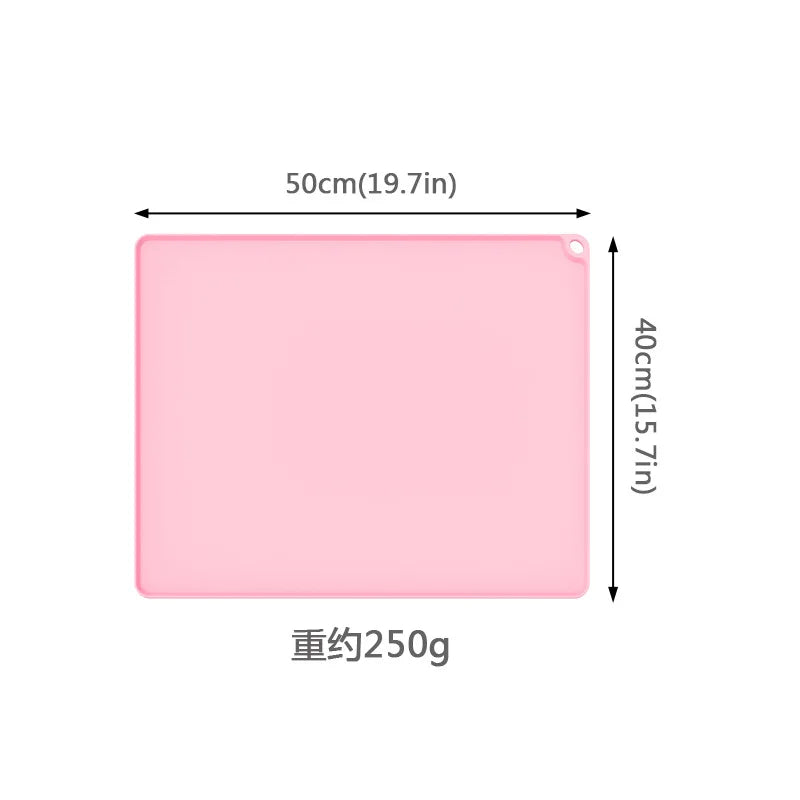 Wholesale Custom Logo Waterproof Silicone Cat Dog Pet Feeding Mat