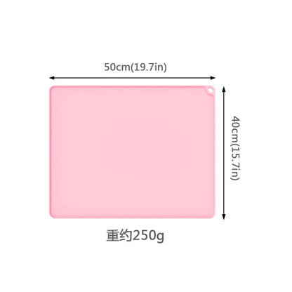 Wholesale Custom Logo Waterproof Silicone Cat Dog Pet Feeding Mat