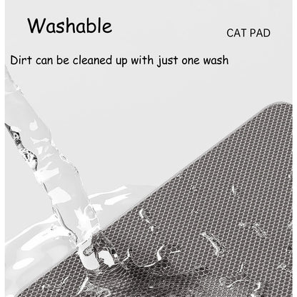 60CMX90CM Cat Litter Mat Waterproof Double Layer Pet Litter Box Mat Pet Toilet Cat Mat Nonslip Sand Cat Washable Mat Pet Clean