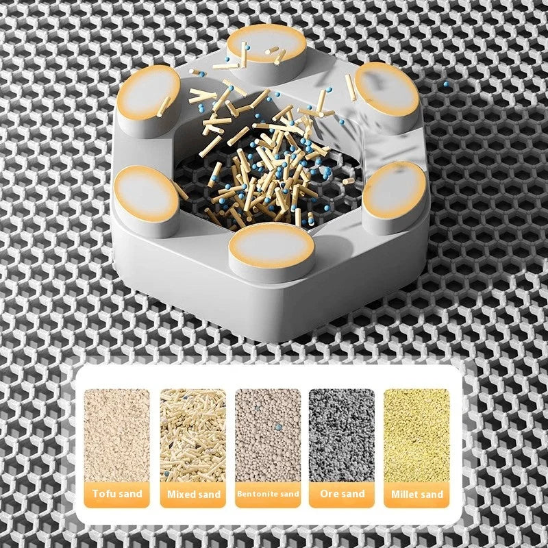 Extra Large Cat Litter Mat Heavy Duty Waterproof 2 Layer Non Slip Washable Pet Floor Protector Litter Box Sand Stopper