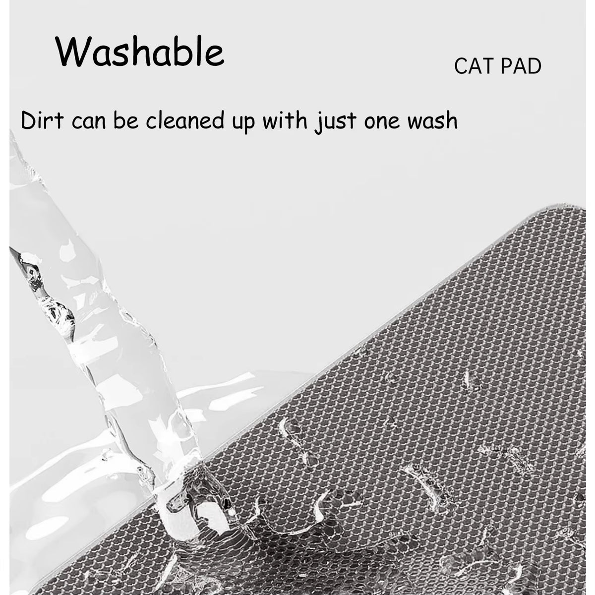 60CMX90CM Cat Litter Mat Waterproof Double Layer Pet Litter Box Mat Pet Toilet Cat Mat Nonslip Sand Cat Washable Mat Pet Clean