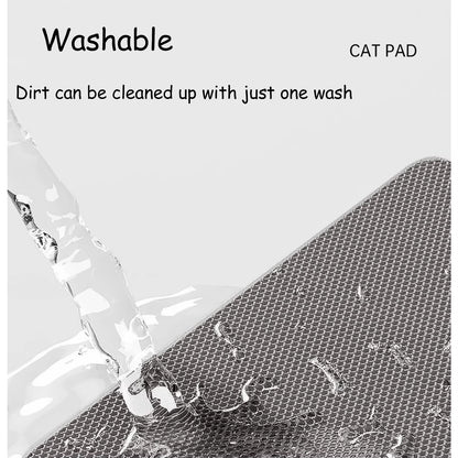60CMX90CM Cat Litter Mat Waterproof Double Layer Pet Litter Box Mat Pet Toilet Cat Mat Nonslip Sand Cat Washable Mat Pet Clean