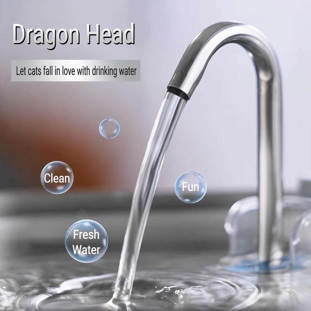 2.2L Stainless Steel Pet Water Fountain Automatic Circulation Filtration Cat Dog Dispenser Faucet Bar Indoor Outdoor Use