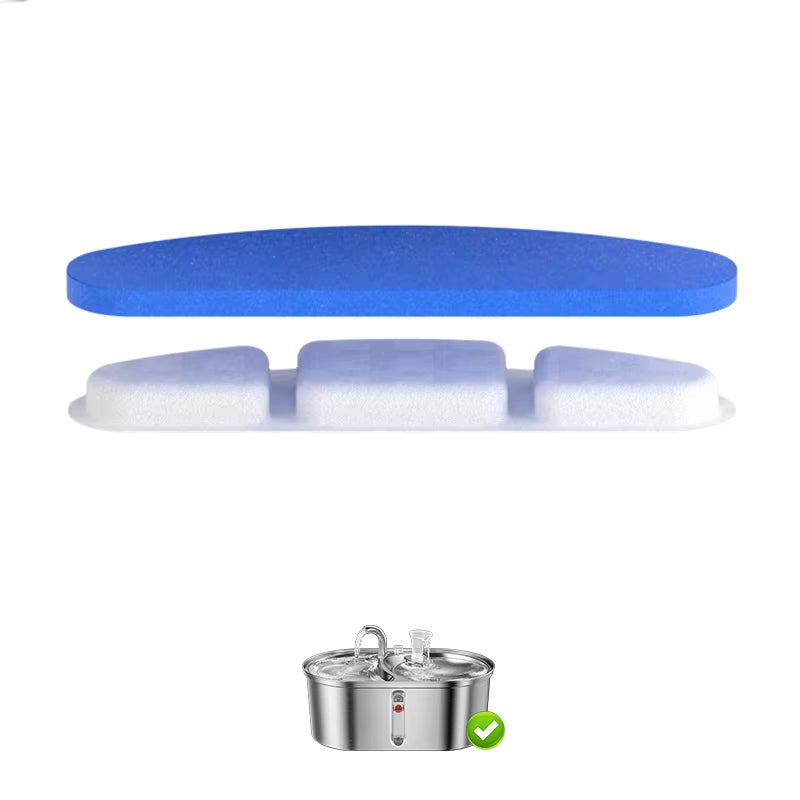 Cat and Dog Replacement Pet Water Dispenser Filter 5L Eco-Friendly Automatic Circular Arc Resin Activated Carbon Sponge Pad Box