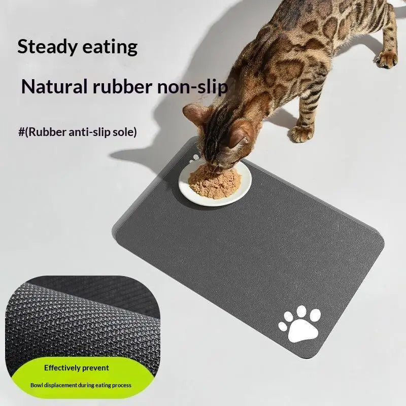 1Pc Diatomite Pet Feeding Mat Waterproof Non Slip Dog Cat Food Bowl Placemat Absorbent Fast Drying Splash Proof Dish Drying Mat