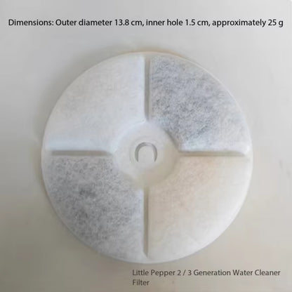Cat and Dog Replacement Pet Water Dispenser Filter 5L Eco-Friendly Automatic Circular Arc Resin Activated Carbon Sponge Pad Box