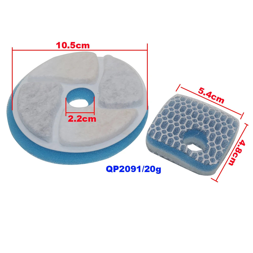 1 Sets WF150 Cat Water Fountain Filters Replacement for Stainless Steel Automatic Cats Feeder,Pet Fountain Filter