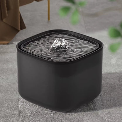 Automatic LED Dog & Cat Water Fountain with Smart Circulation Charge-Powered Plastic Design